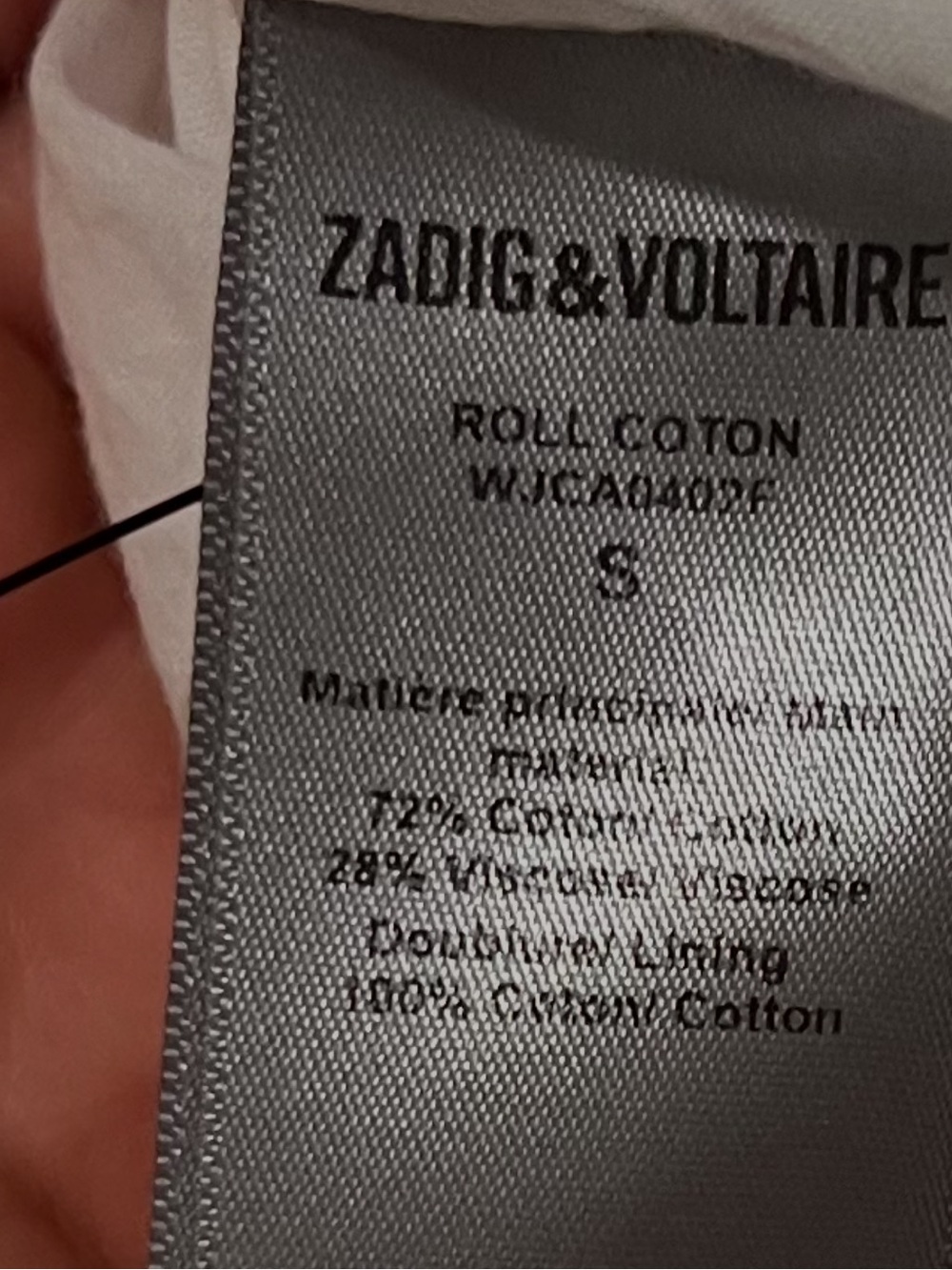 Zadig & Voltaire White Lace-Trim Midi Dress - Picture 2 of 7